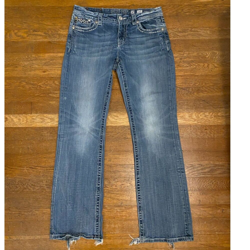 Miss Me JE120GEL Easy Boot Denim Jeans Women Size 30